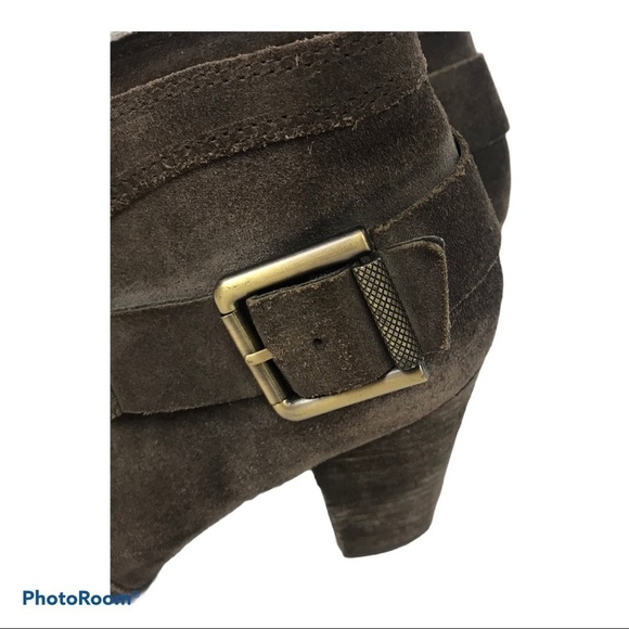 Luxury Rebel Fleur Brow Suede Lace Heeled Booties - Picture 6 of 7